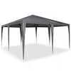 vidaXL Party Tent Anthracite 400 x 400 x 266 cm Polyethylene and Steel