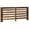 vidaXL Radiator Cover Old Wood 175x20x82 cm Engineered Wood