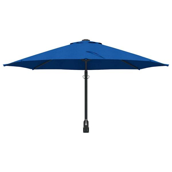 vidaXL Garden Parasol Blue and Black 248 x 248 x 148 cm