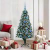 vidaXL Artificial Christmas Tree with 150 LEDs with Stand Green 150 cm