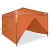vidaXL Pop-up Canopy Tent Orange 300 x 300 cm Fabric