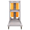 vidaXL 3-Tier Cleaning Trolley with Removable Bag PP&Oxford Fabric