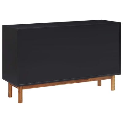 vidaXL Sideboard 115x35x70 cm Solid Acacia Wood and MDF