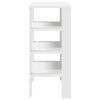 vidaXL Shoe Rack White 61x32x70 cm Engineered Wood