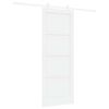 vidaXL Sliding Door 78 x 202 cm Engineered Wood White
