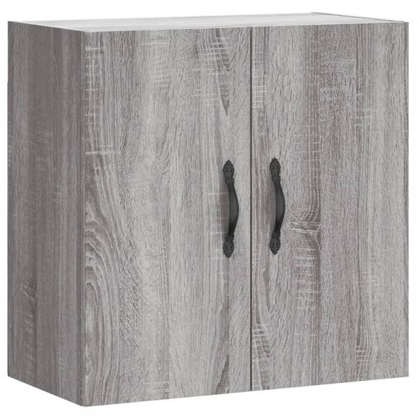 vidaXL Wall Cabinet Grey Sonoma 60x31x60 cm Engineered Wood