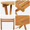 vidaXL Garden Dining Set 3 pcs Oil Natural Solid Acacia Wood