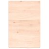 vidaXL Wall Shelf 40x60x2 cm Untreated Solid Wood Oak