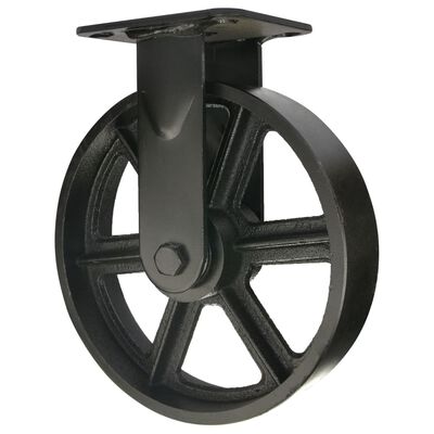 Mac Lean Fixed Caster Wheel 200 mm Black