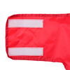 vidaXL Dog Raincoat with Reflective Strips Polyester Red L