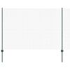 vidaXL Welded Wire Fence with Posts 10 x 1.6 m PVC-Coated Steel Green
