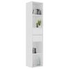 vidaXL Book Cabinet White 36x30x171 cm Engineered Wood