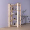 vidaXL Book Cabinet/Room Divider 80x35x160 cm Solid Wood