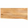 vidaXL Table Top Live Edge 90x30x3,8 cm Solid Wood Mango