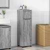 vidaXL Bathroom Cabinet Grey Sonoma 30.5 x 30 x 101 cm Engineered Wood