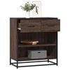 vidaXL Sideboard Brown Oak 68x35x76 cm Engineered Wood