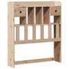 vidaXL Bookcase Bed without Mattress 90x190cm Solid Wood Pine
