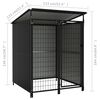 vidaXL Outdoor Dog Kennel 133x133x164 cm