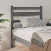 vidaXL Bed Headboard Grey 96x4x100 cm Solid Wood Pine
