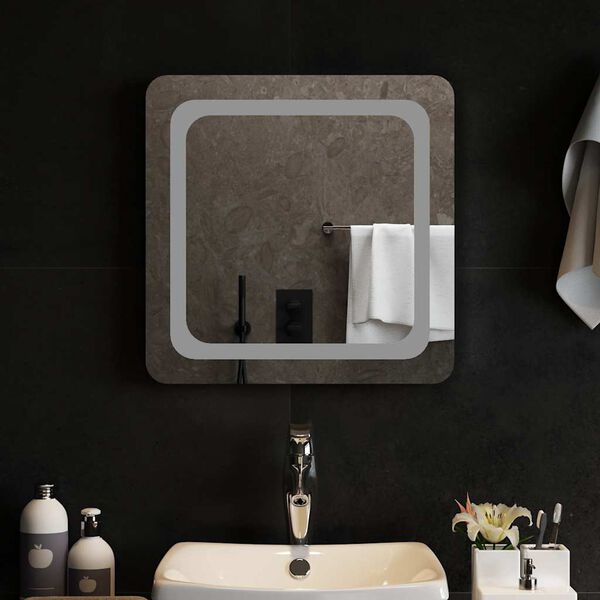 vidaXL LED Bathroom Mirror 50x50 cm
