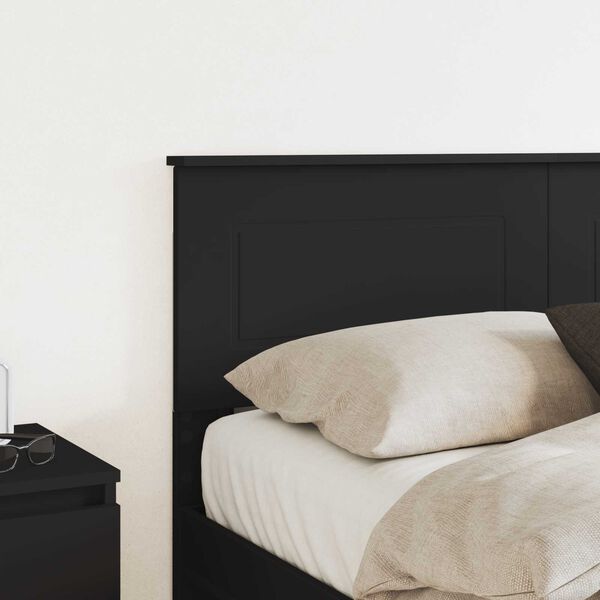 vidaXL Headboard Black Oak 150 cm Engineered wood