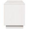 vidaXL TV Cabinet White 156x37x45 cm Solid Wood Pine