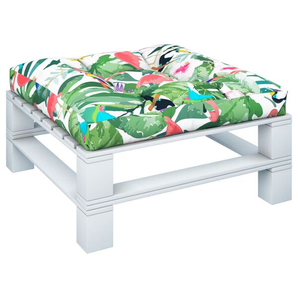 vidaXL Pallet Cushion Multicolour 80x80x12 cm Fabric