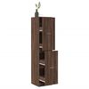 vidaXL Apothecary Cabinet&nbsp;Brown Oak 40x41x174.5 cm Engineered Wood