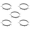 vidaXL Lawn Aerator Clamp with Spikes 5 pcs &Oslash; 320 mm Steel