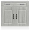 vidaXL Kitchen Base Cabinet Kalmar Grey Sonoma Engineered Wood