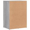vidaXL Sideboards 2 pcs Grey Sonoma 59x39x80 cm Engineered Wood