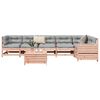 vidaXL 7 Piece Garden Sofa Set Solid Wood Douglas Fir