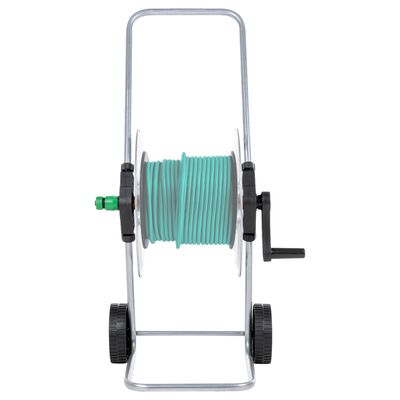 vidaXL Hose Reel Cart for 50 m 1/2" or 35 m 3/4" Hose Steel