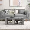 vidaXL Coffee Table Grey Sonoma 100x50x36 cm Engineered Wood