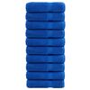vidaXL Premium Hand Towels SOLUND 10pcs Blue 50x100cm 600gsm