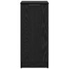 vidaXL Sideboard Black Oak 30 x 30 x 70 cm Engineered Wood