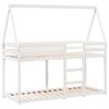 vidaXL Bunk Bed without Mattress White 80x200 cm Solid Wood Pine