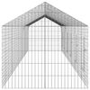 vidaXL Rabbit Cage Silver 600 x 78 x 78 cm Galvanised Steel