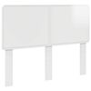 vidaXL Headboard Gloss White Engineered wood