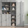 vidaXL Highboard Grey Sonoma 40x41x185 cm Engineered Wood