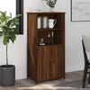vidaXL Highboard Brown Oak 62x36x121.5 cm Engineered Wood