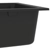 vidaXL Kitchen Sink Black 76 x 48 x 30 cm Granite
