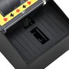 vidaXL Automatic Card Shuffler Black 2 Decks
