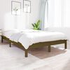 vidaXL Bed Frame without Mattress Honey Brown Super King Size Solid Wood