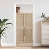 vidaXL Cabinet Door with Door 2 pcs Natural 140.5 x 2.1 x 39.5 cm