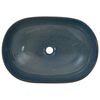 vidaXL Countertop Basin Sand and Blue Oval 59x40x14 cm Ceramic