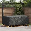 vidaXL Furniture Cover Plain Black 200 x 110 x 70 cm 420D