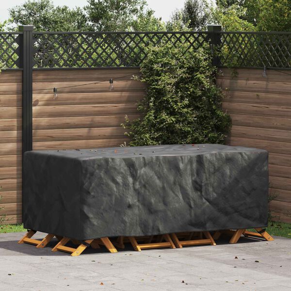 vidaXL Furniture Cover Plain Black 200 x 110 x 70 cm 420D