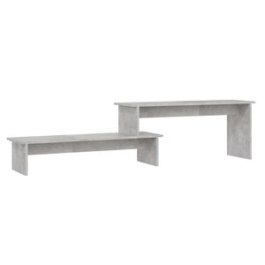vidaXL TV Cabinet Concrete Grey 180x30x43 cm Engineered Wood
