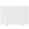 vidaXL Garden Planter White 70x40x49.5 cm Solid Wood Pine